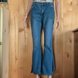 BAMBOO Flare Blue Women's Jeans